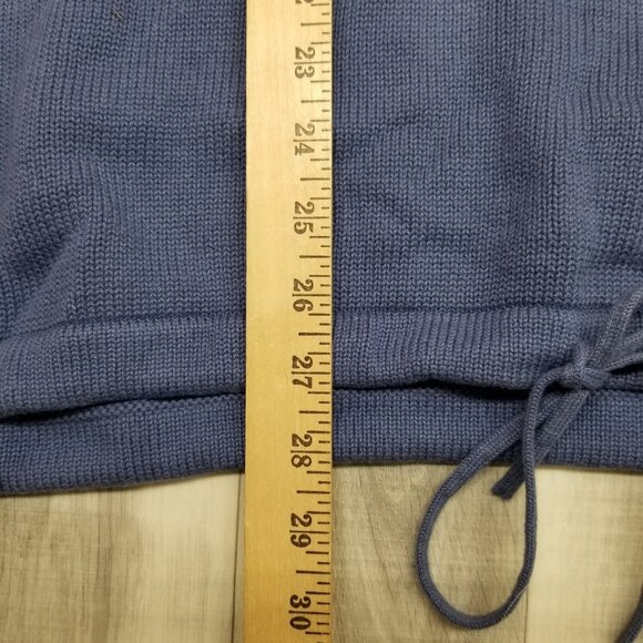 ✅Christopher & Banks C.J. Banks Blue W/White Star Cotton Sweater Size 3X - Picture 5 of 10